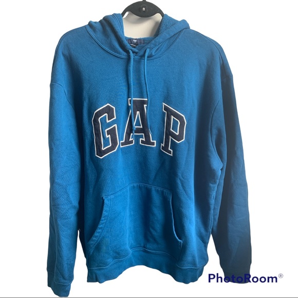 ✨GAP BLUE HOODIE SIZE XXL - Picture 1 of 4